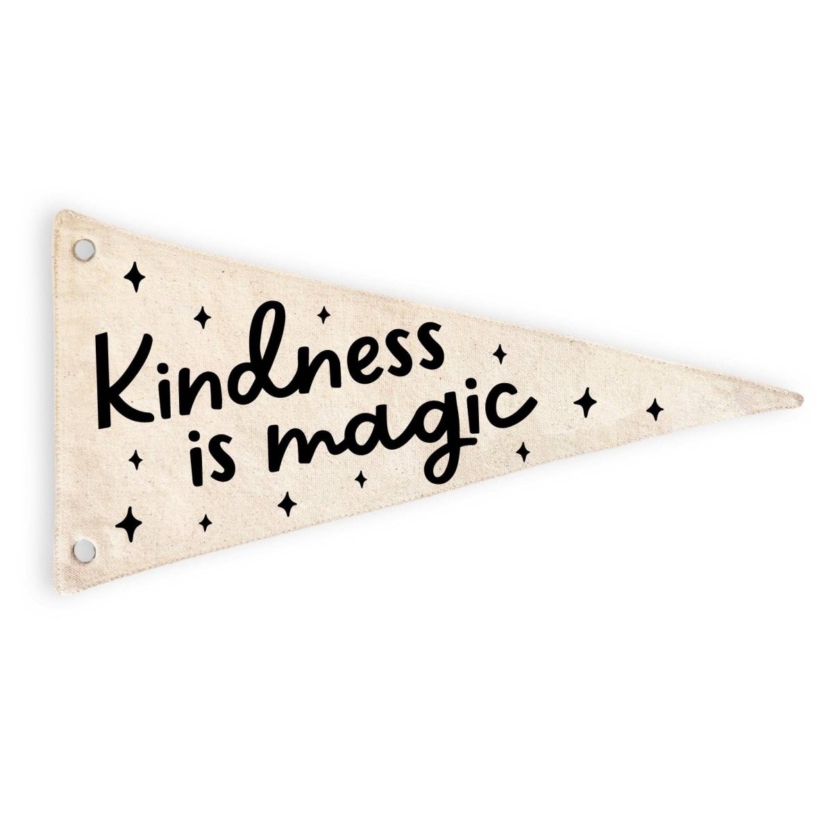 Kindness is Magic Canvas Pennant Flag - Kids Decor - Nest and Sprout - Cherrypick