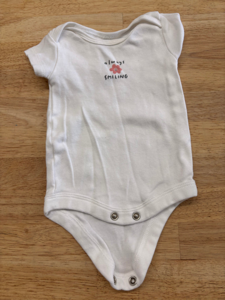 George Bodysuit – NB “Always Smiling” IMPERFECT