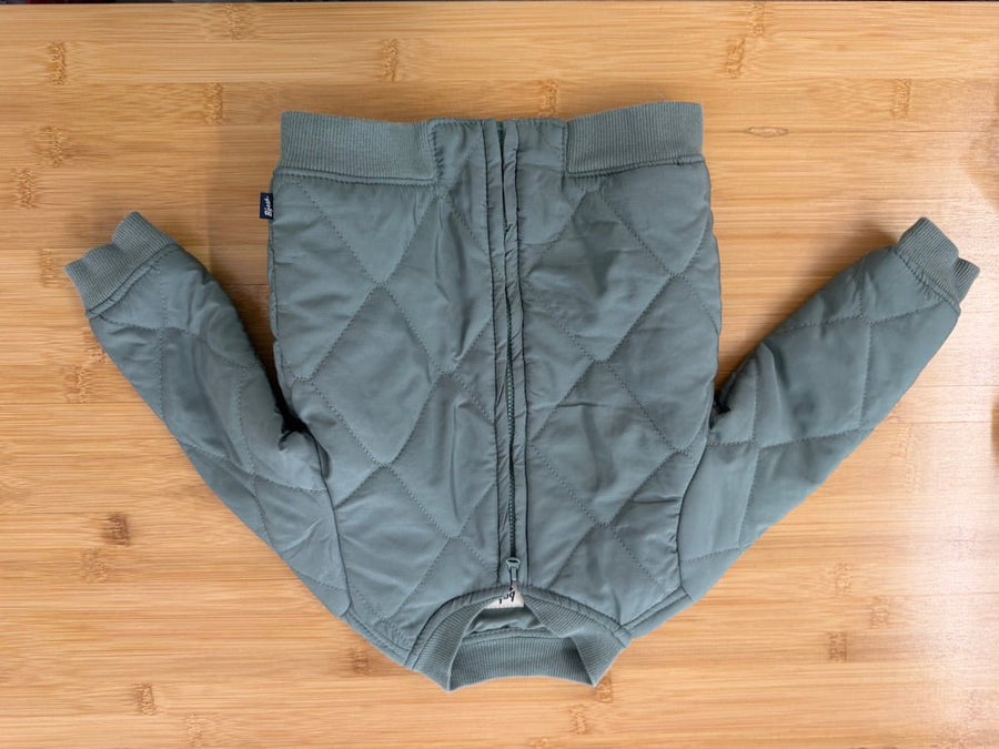 Baby B'gosh Quilted Jacket – 12M | Light Green - Nest and Sprout-Consignment