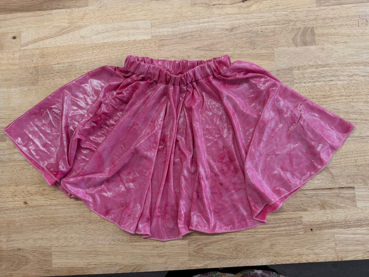 Spin Skirt – Size 8 | Shimmer Pink Polka Dot