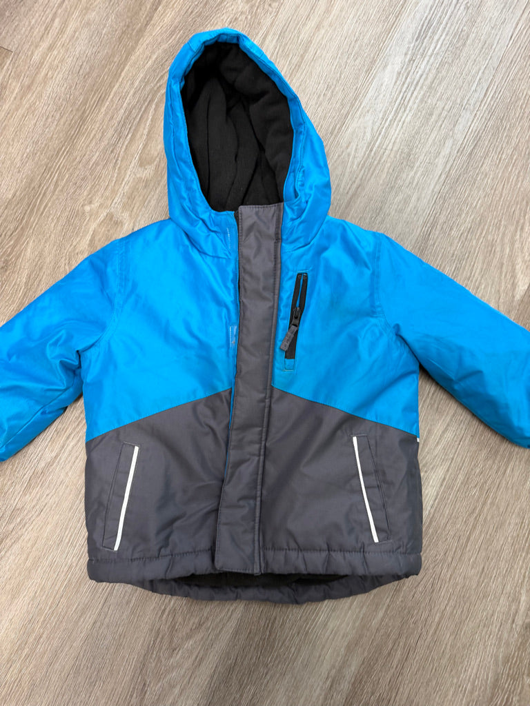 George Fleece-Lined Winter Jacket – 4T | Blue | Play