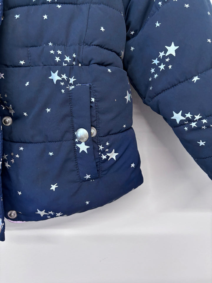 Joules 4-5 Year Blue Star Parka Clearance