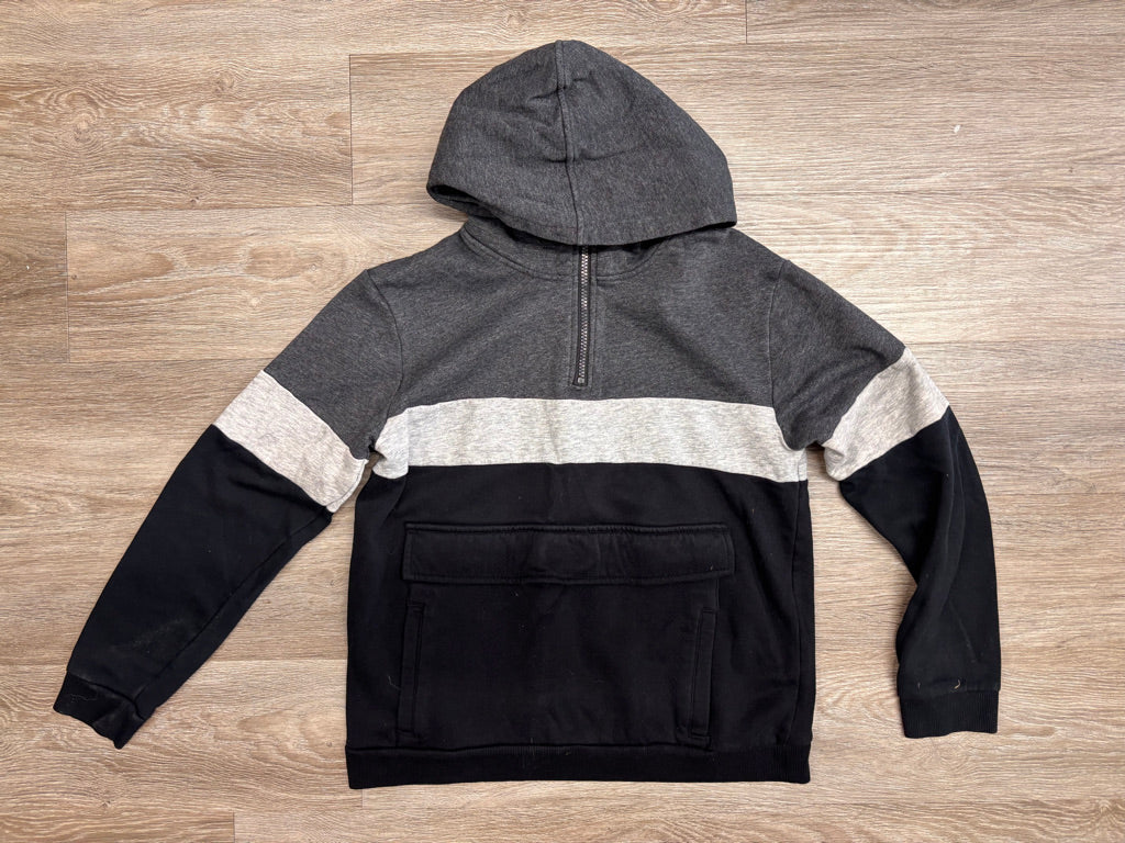 George Black Quarter Zip Hoodie – Size 14–16
