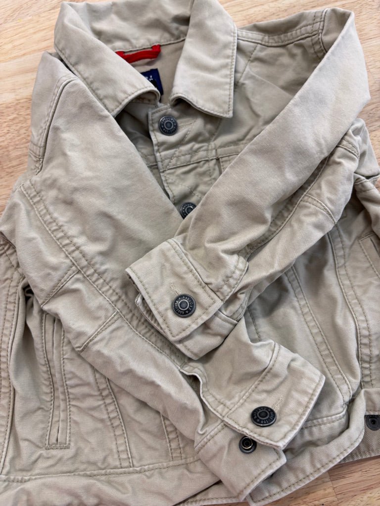 GAP Size 3T Chino Jacket – Light Beige - Nest and Sprout - Consignment