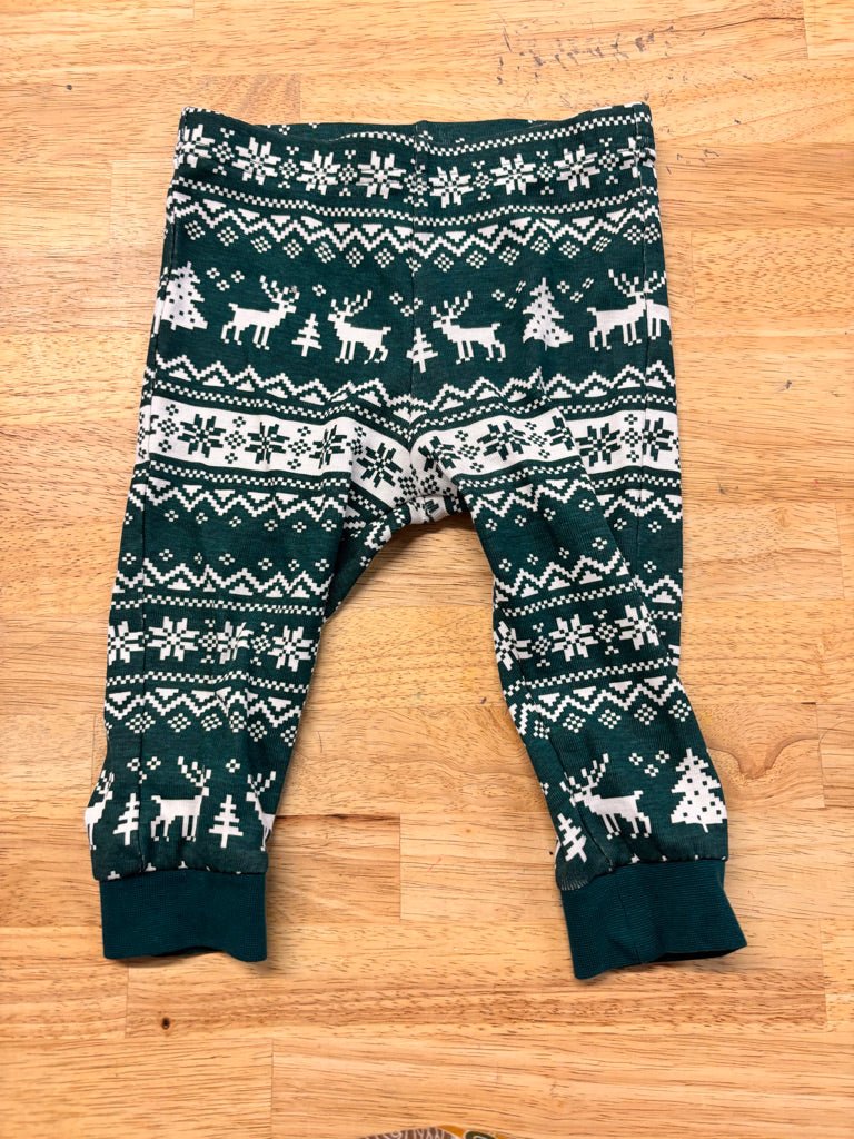 George 6–12 Month Christmas Print Leggings - Nest and Sprout-Consignment