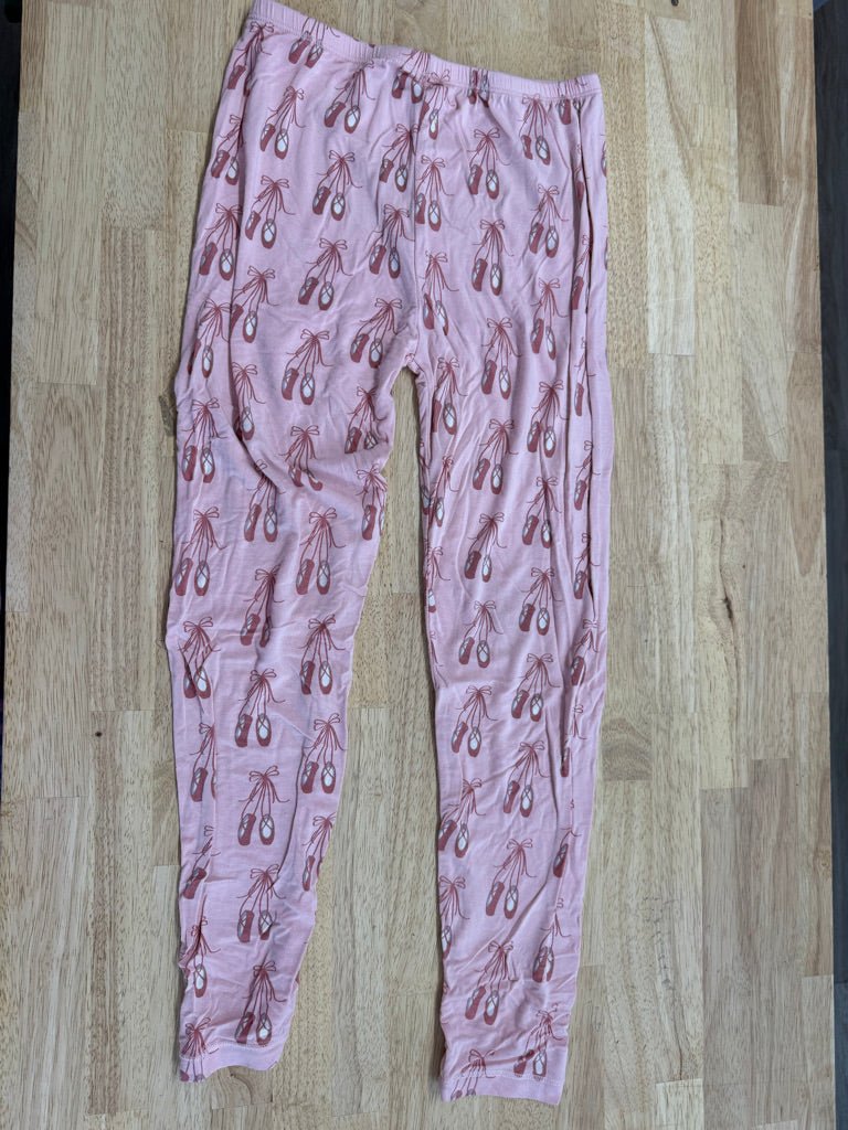 Kickee Pants Even Dancing in My Dreams Ballet PJ Set – 14 | Bamboo Light Wear - Nest and Sprout-Consignment