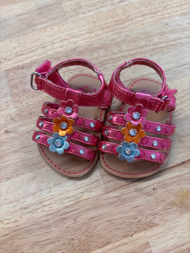 Children’s Place Metallic Pink Sandals – Size 2 - Nest and Sprout - Consignment