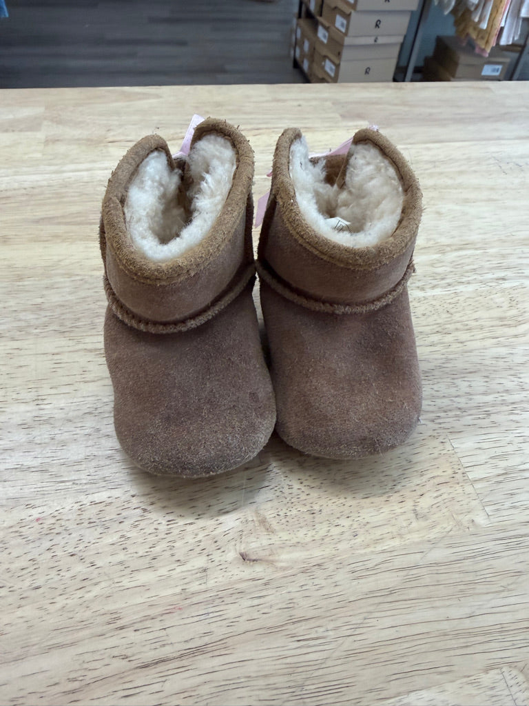 UGG Booties – Size 2/3 | Wool Sherpa Lined, Pink Bow