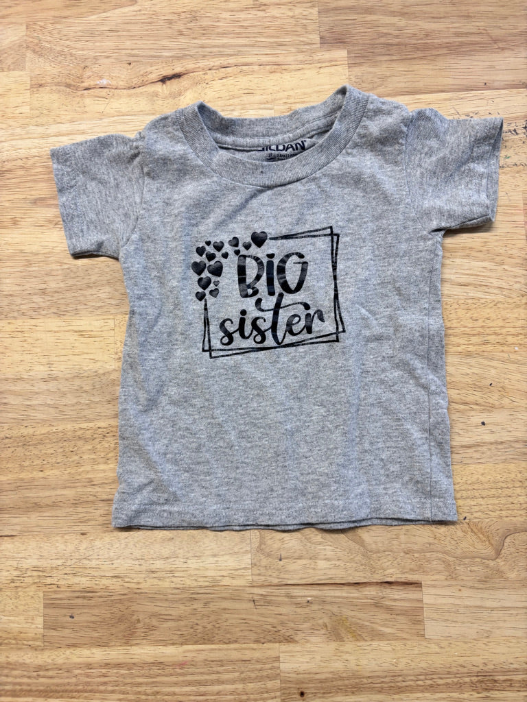 Big Sister Graphic Tee 2T