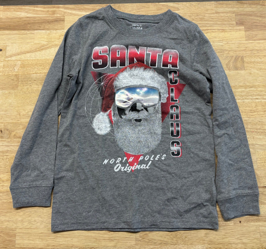 Carter’s Santa Claus Graphic T-Shirt | Size 10