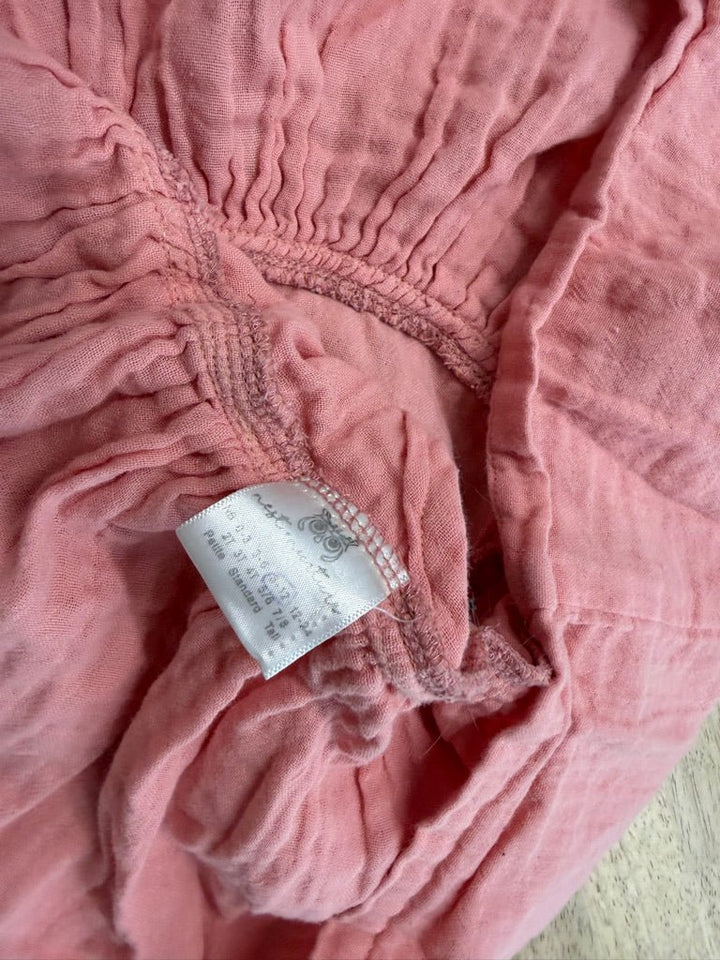 Nest & Nurture Muslin Dress – 6–12M | Pink - Nest and Sprout - Consignment
