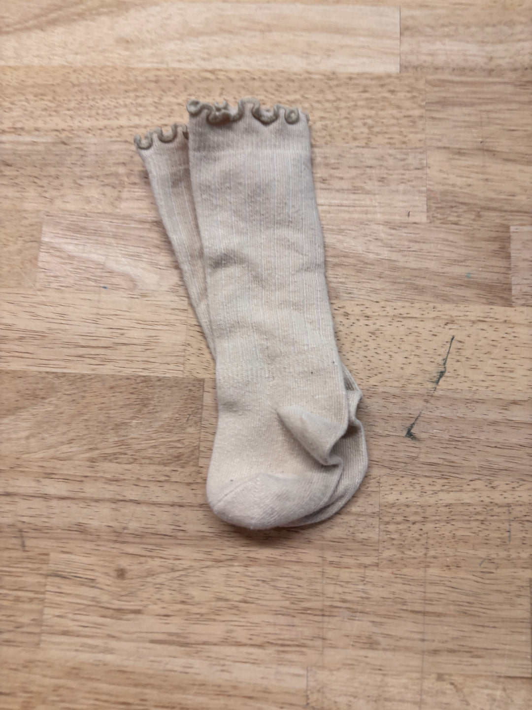 Beige Knee-High Socks 8-9cm
