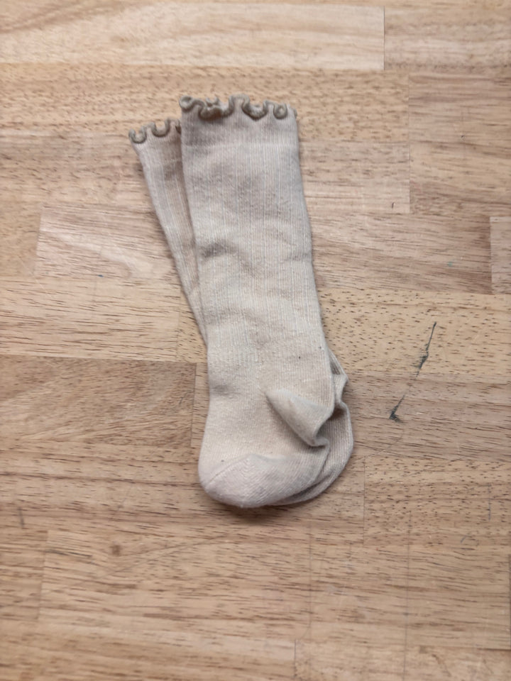 Beige Knee-High Socks 8-9cm