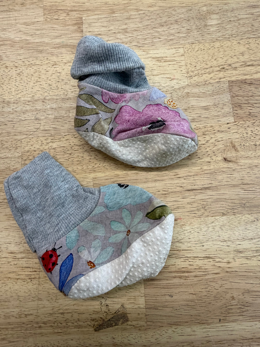 Velour Bootie Slippers – One Size | Grey | Play