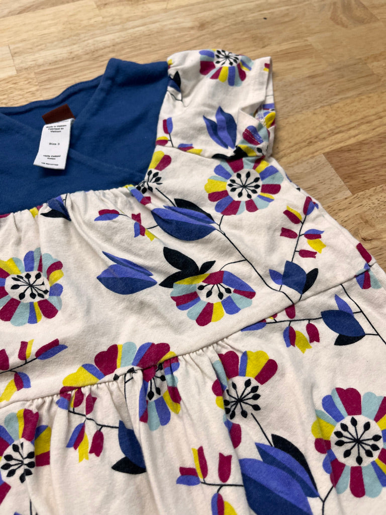 Tea Collection 3 – Cream Floral Dress