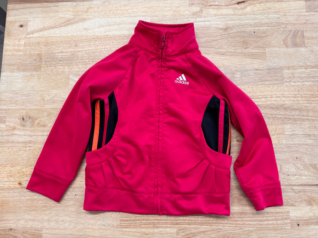 Adidas Zip-Up – Size 2T (Pink)