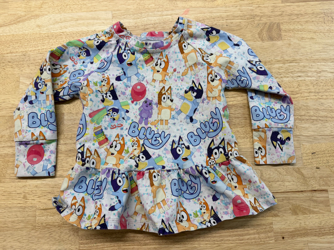 Paisley's Pants Bluey Peplum Top – 5T | Play