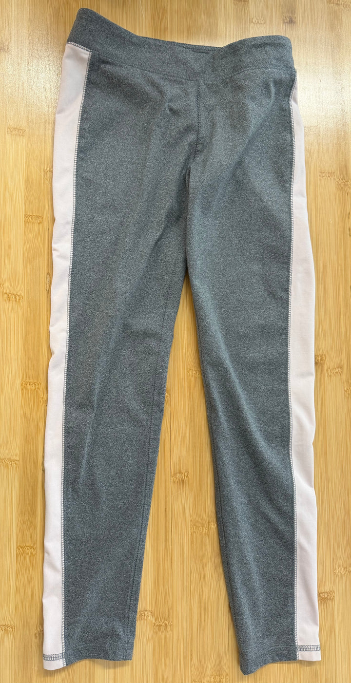 Joe Fresh Active Leggings – 10–12 | Grey with Pink Stripe