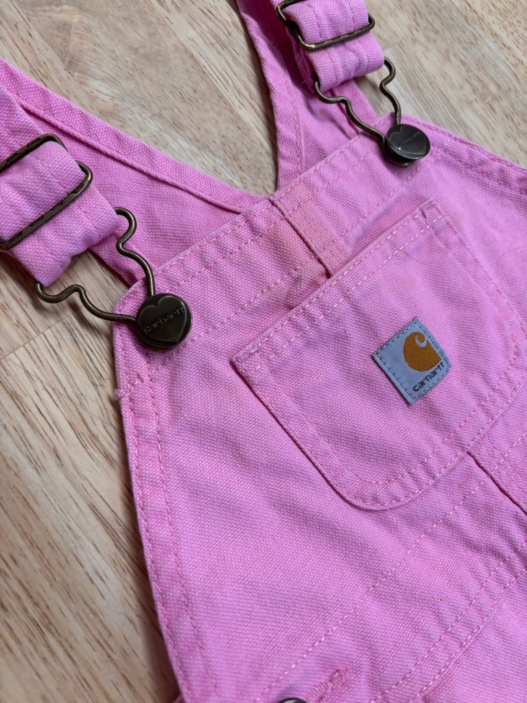 Carhartt Overalls – Size 12M PINK IMPERFECT