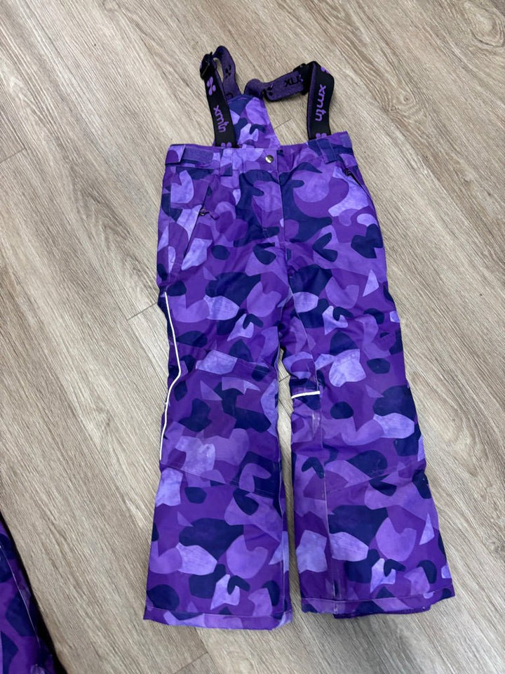 XMTN Purple Camo Two-Piece Snowsuit | Size 7 - Nest and Sprout-Consignment