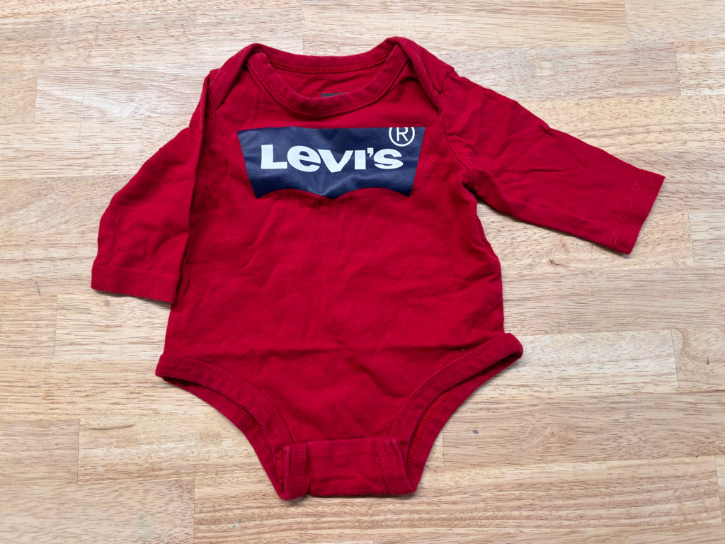 Levi’s Bodysuit – Size 3M Red