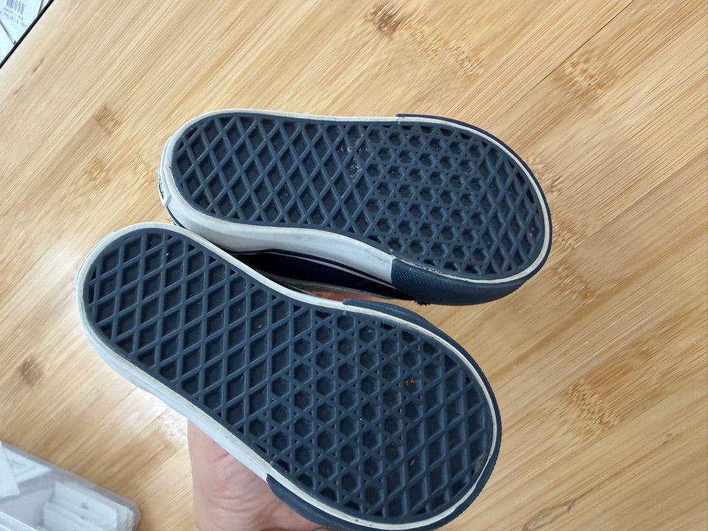 Vans Velcro Sneakers – 4 (EU 36) | Navy - Nest and Sprout-Consignment