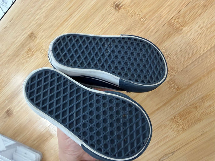 Vans Velcro Sneakers – 4 (EU 36) | Navy - Nest and Sprout-Consignment