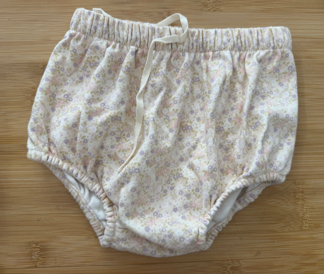 Jamie Kay Itsy Floral Pastel Bloomer – 1Y | Cream & Purple Excellent