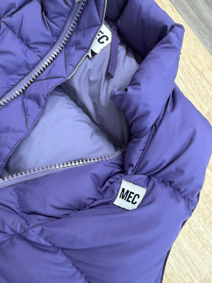 MEC Insulated Down Puffer Vest – Youth 10 | Purple