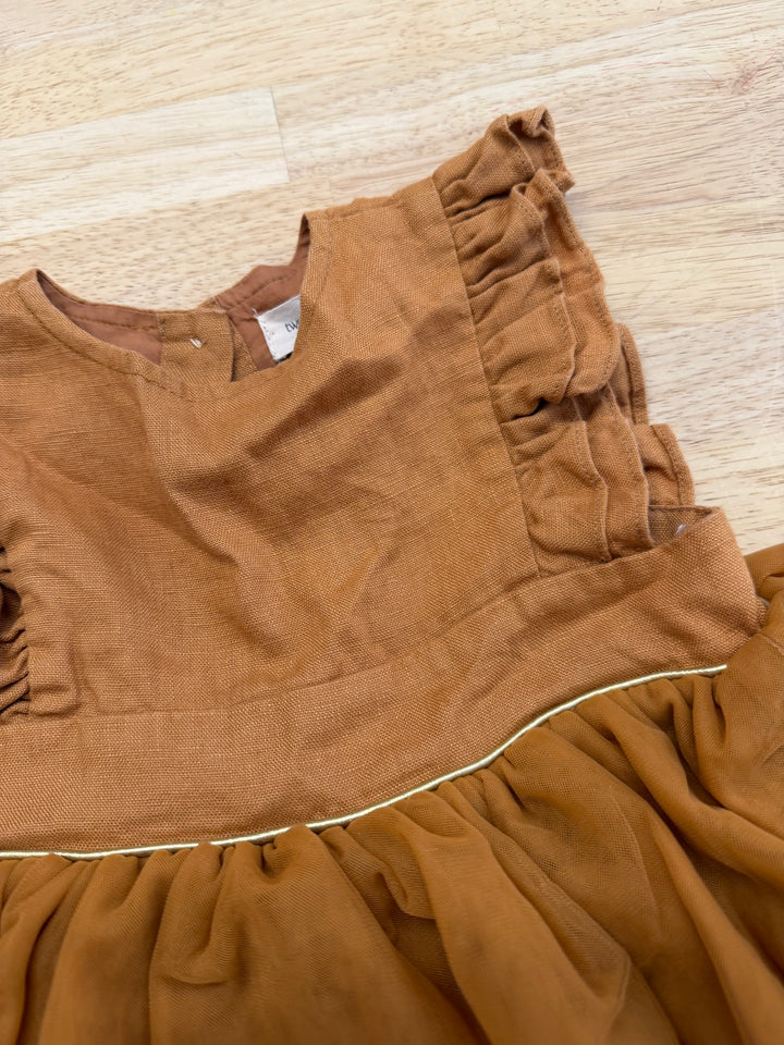Two Darlings Christmas Tulle Dress – 1 (12–24M) | Caramel Linen