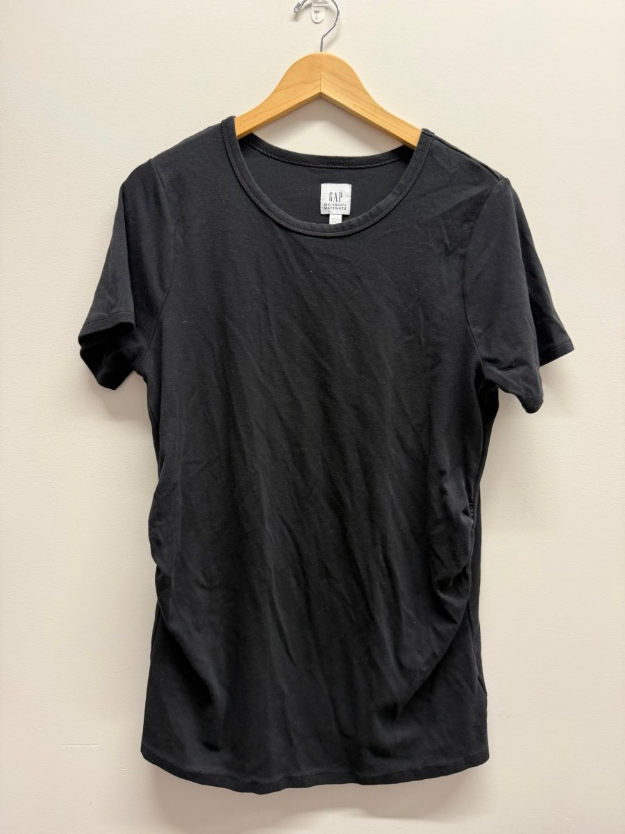Gap Maternity Tank Top – XL | Black Short Sleeve - Nest and Sprout-Consignment