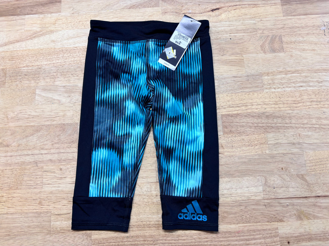 Adidas Printed Capri Tights Size 5 (NWT)