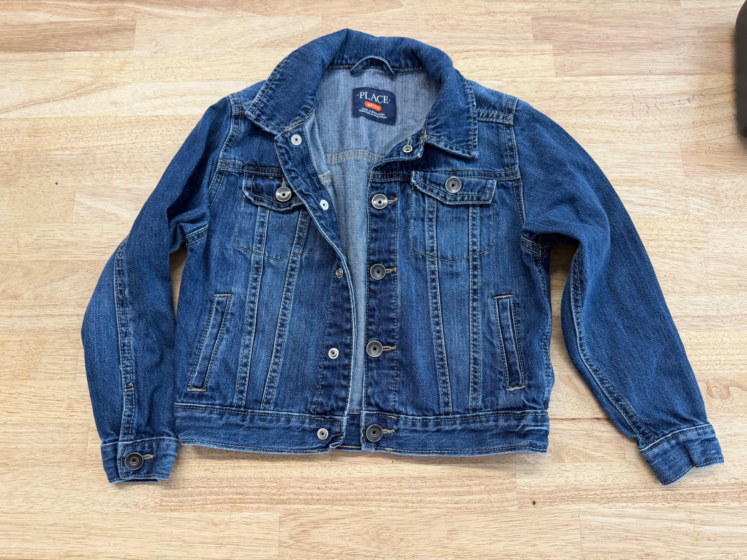 The Children's Place Denim Jacket – 5/6 | Medium to Dark Wash