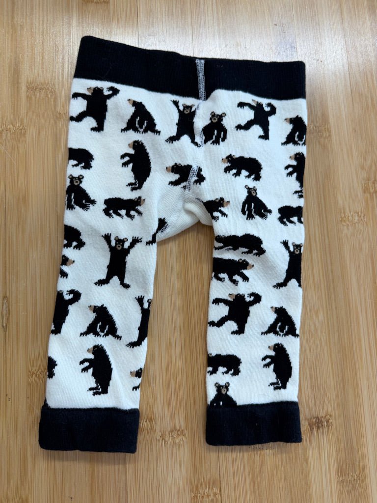 Little Blue House by Hatley Bear Bum Footless Tights – 6–12M - Nest and Sprout-Consignment