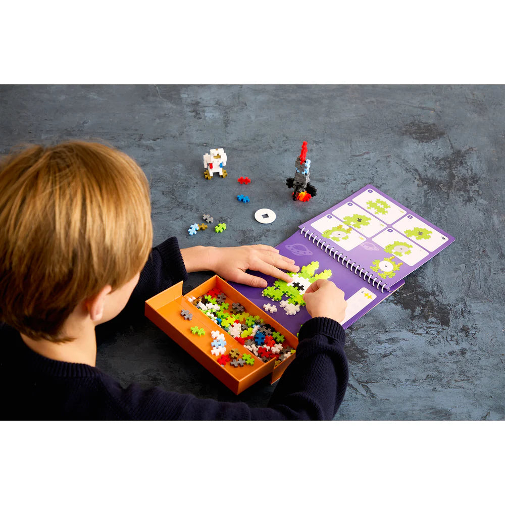 Plus Plus Puzzle By Number, space Activity Pad, 125pieces