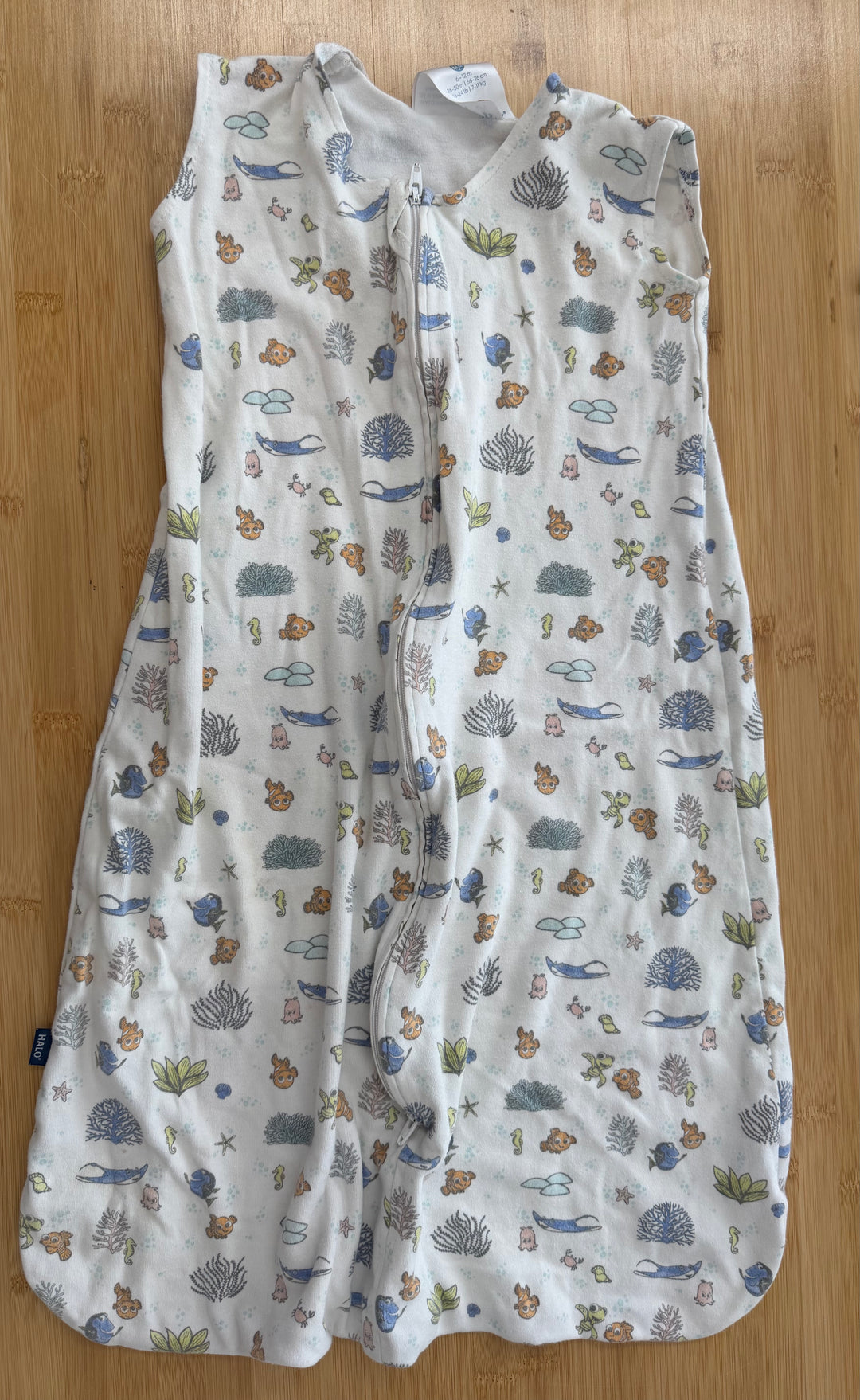Disney Baby Halo Sleep Sack – 6–12M | Lightweight Nemo Allover Print