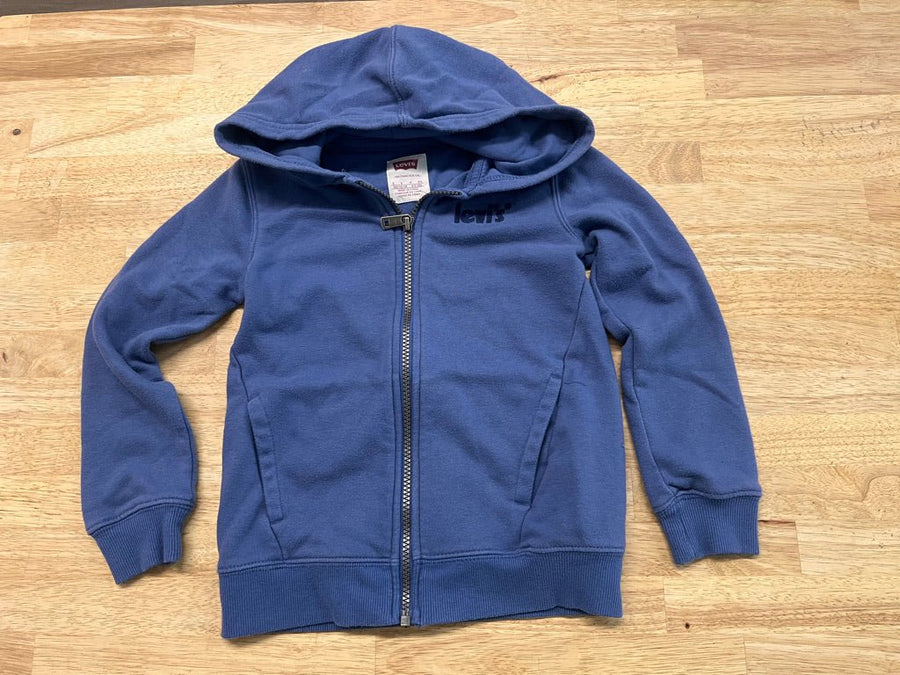 Levi's Zip-Up Sweatshirt – 4–5Y | Blue - Nest and Sprout-Consignment