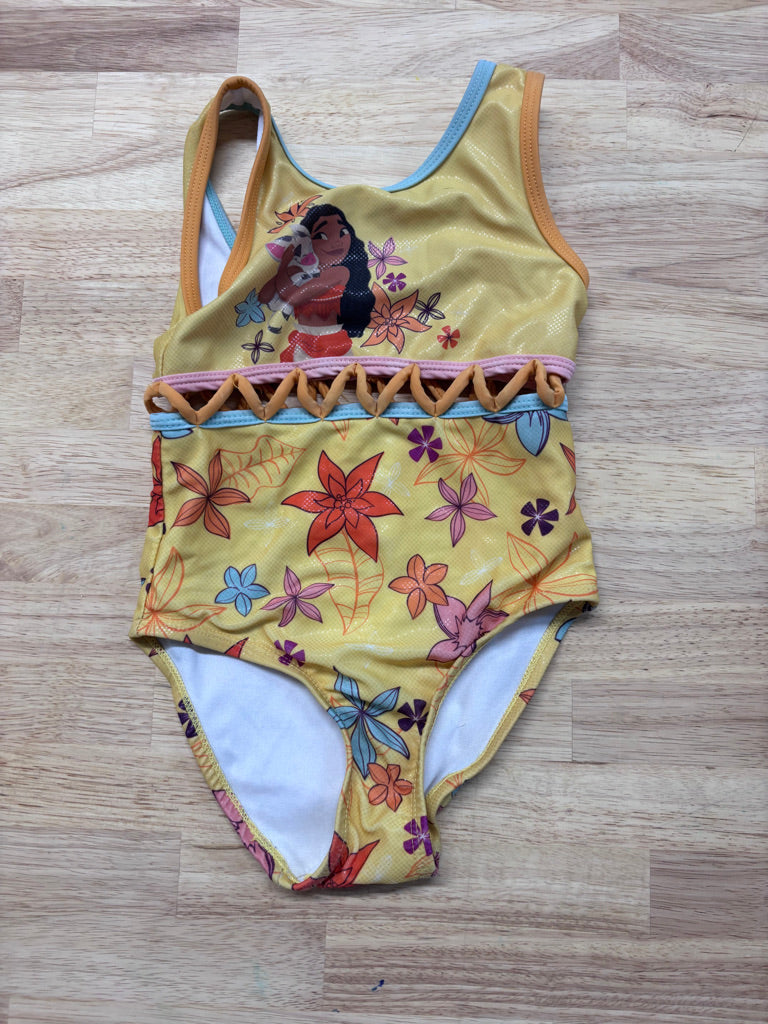 Disney Moana One-Piece Swimsuit (Size 4)