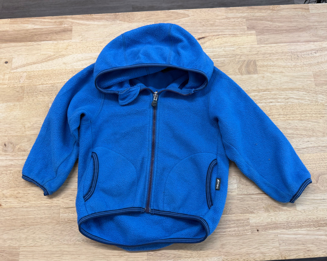 MEC fleece Jacket – 4 | Blue Elastic Hood | Play