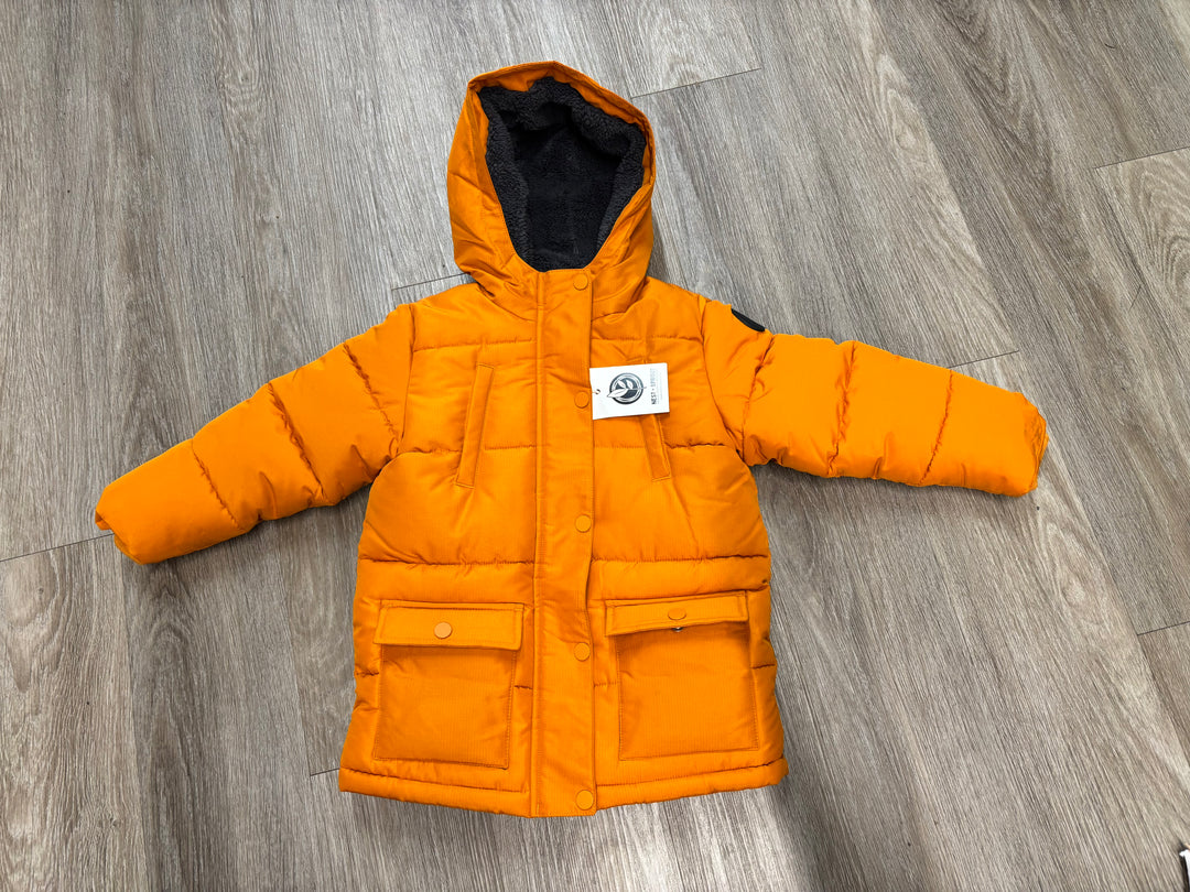 George Fleece-Lined Puffer Winter Jacket | Size 4