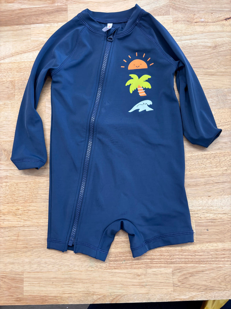 Joe Fresh Swim Jumpsuit – Size 12-18M Navy