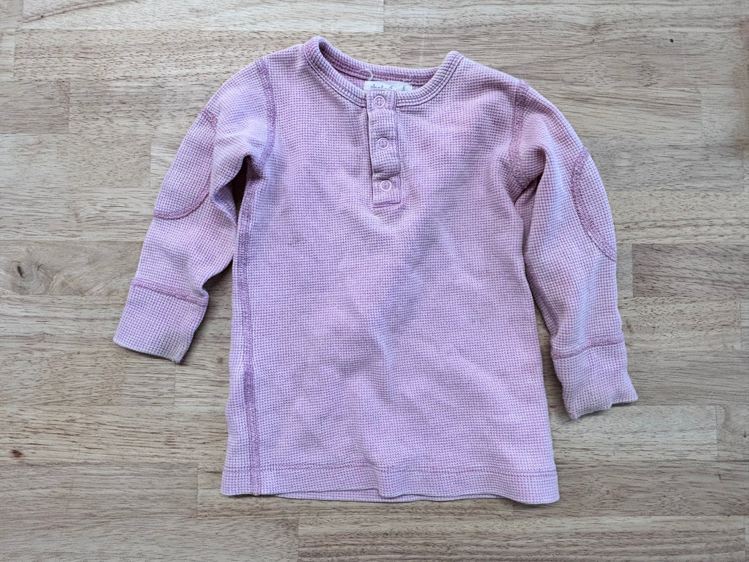 Sapling Child Waffle LS Top Pink 6–12M