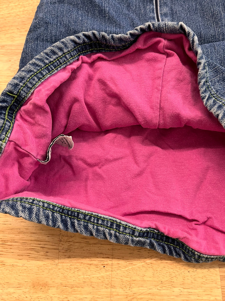 Please Mum 2T Denim Lined Dress – Floral Waist