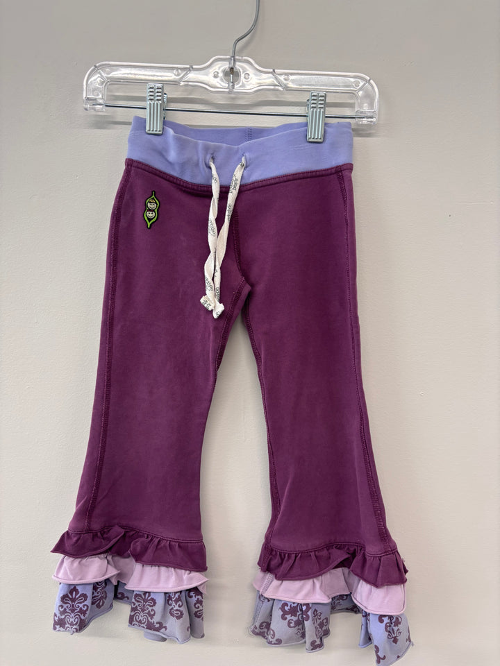 Peekaboo Beans Family Time Pant, Vintage Purple Flares, 3