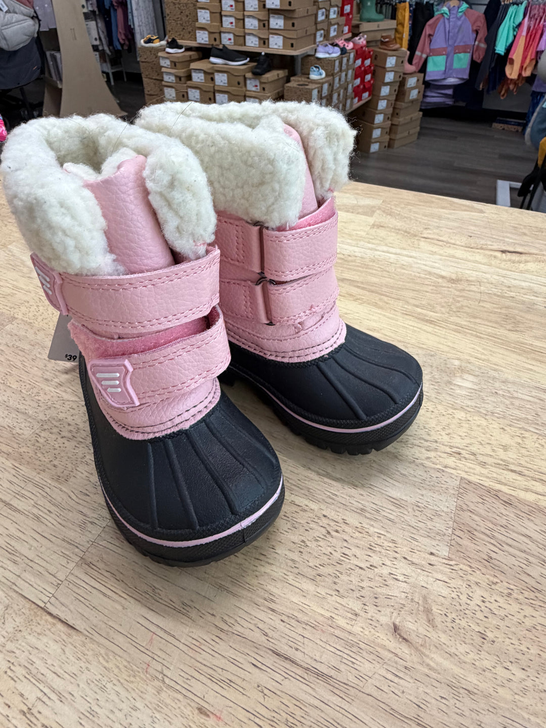 Joe Fresh Pink Galosh Winter Boots – 4 (EU 19) | NWT