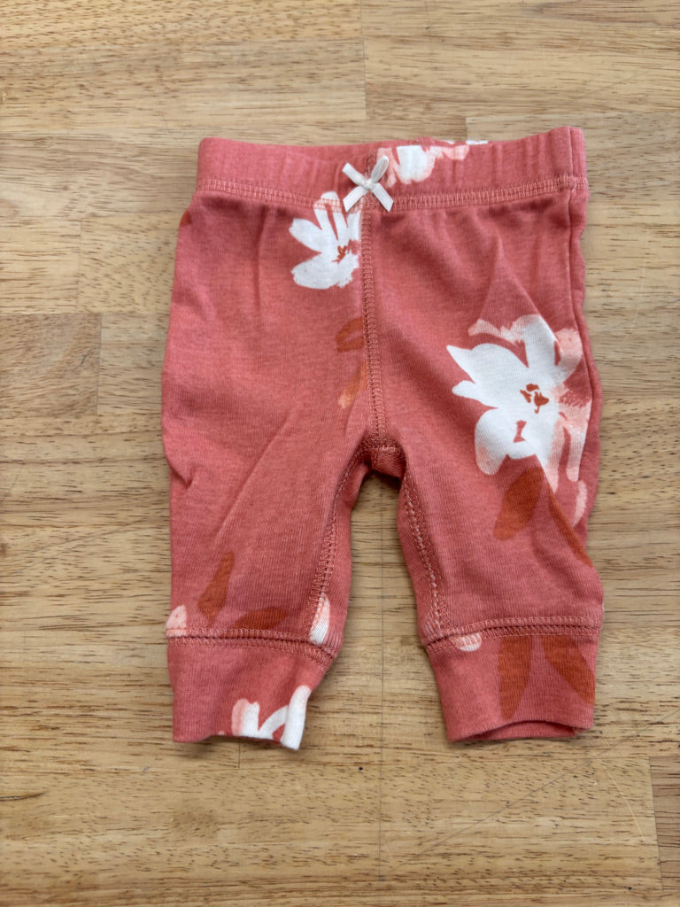 Carter’s Floral Leggings – NB