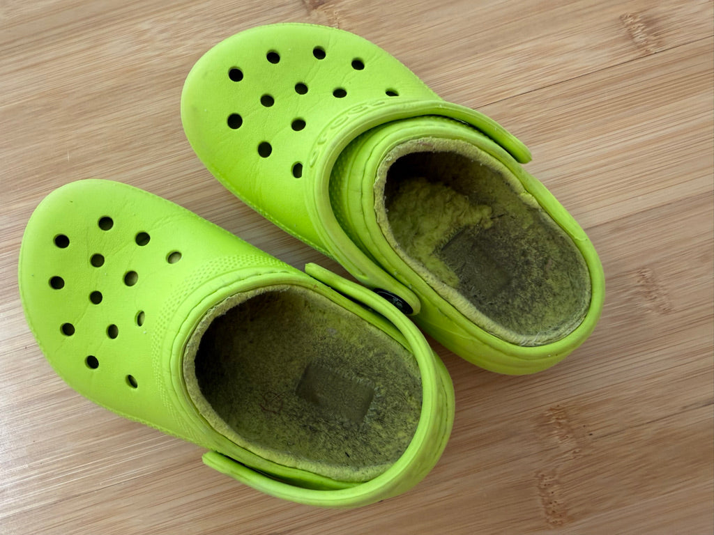 Crocs Fleece-Lined – C9 | Lime Green | Play