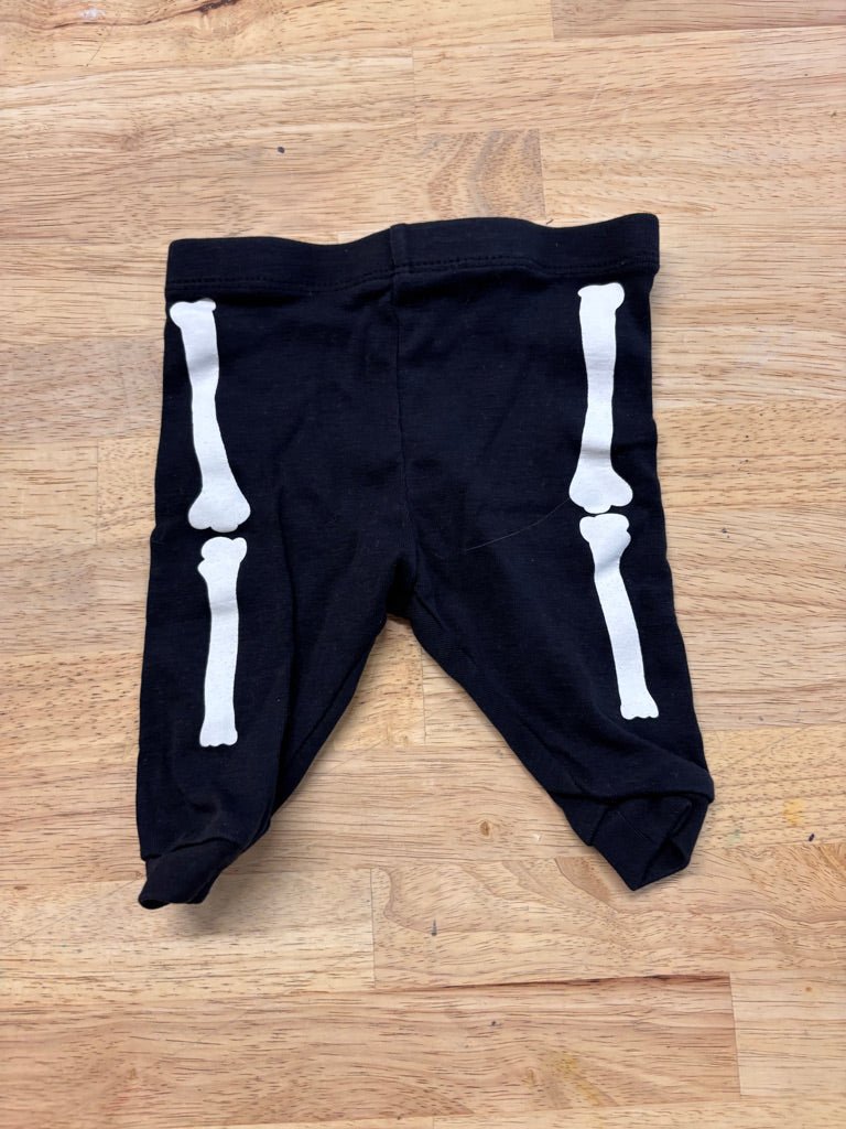 Joe Fresh Skeleton Leggings – Size 0–3M - Nest and Sprout-Consignment