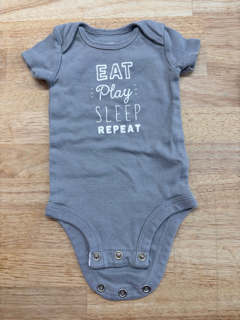 Carters Bodysuit – Size NB (Eat Play Sleep Repeat)