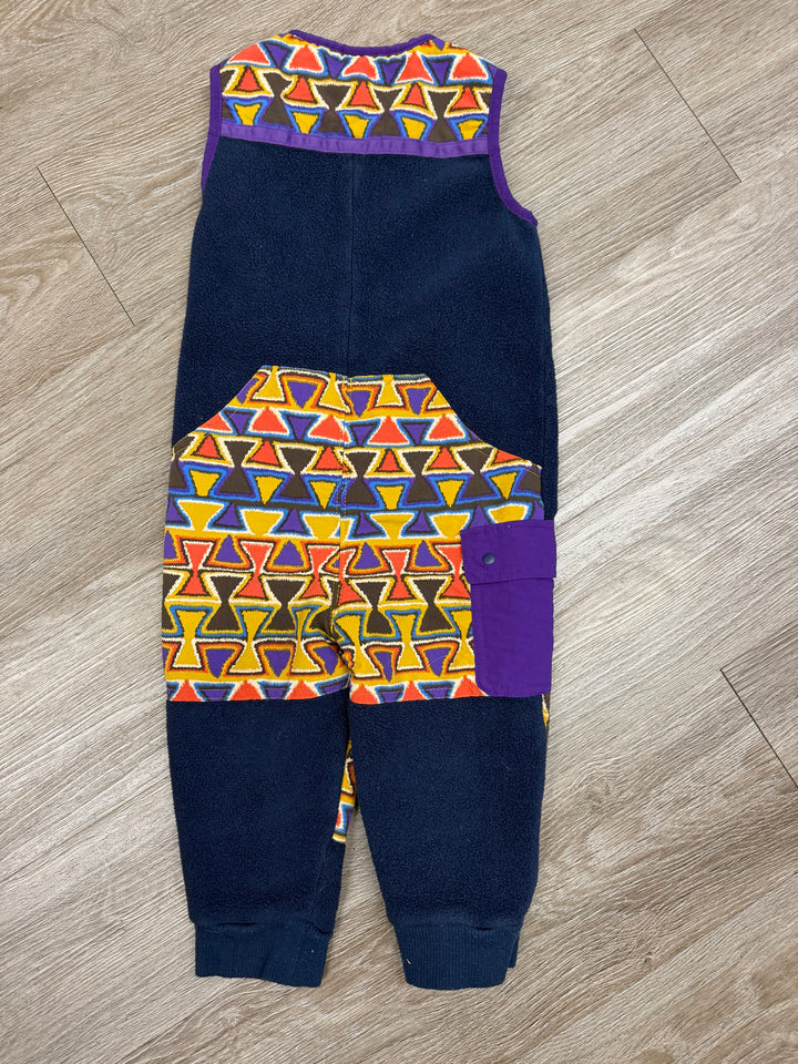 Patagonia Baby Synchilla Patched Jumpsuit – 2TS | New Navy
